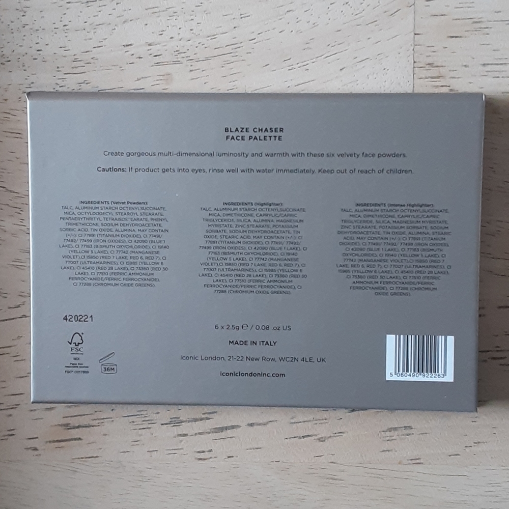 ICONIC LONDON - Blaze Chaser Face Palette - Picture 6 of 6